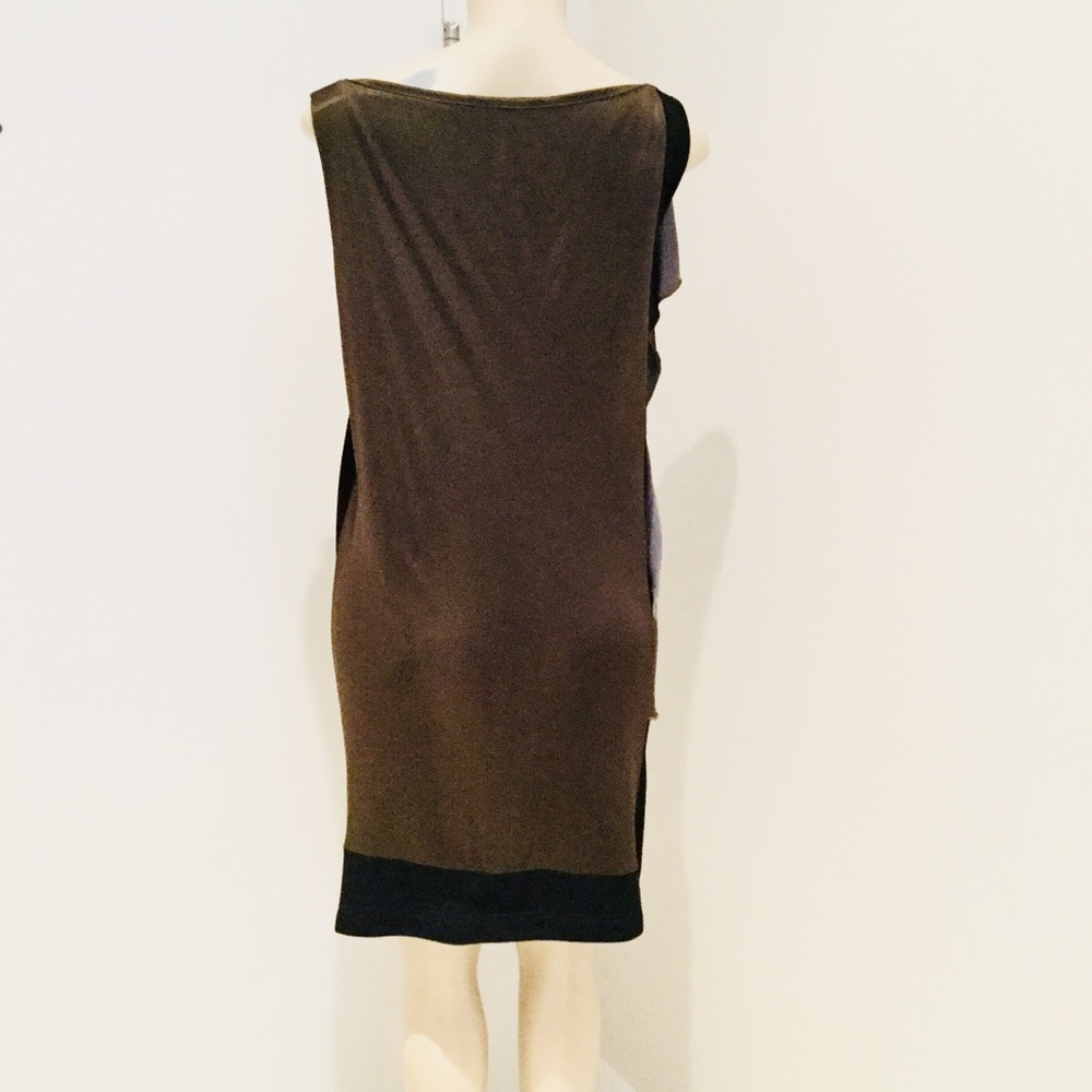 BALENCIAGA SATIN-TRIMMED MIDI DRESS - Picture 4 of 7